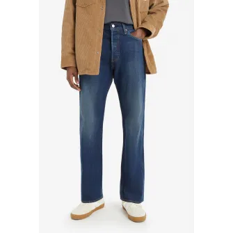 Levi's, Blugi cu croiala dreapta 501В®, Albastru inchis, Bleumarin, W34-L32
