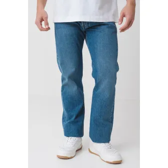 Levi's, Blugi cu croiala dreapta 501В®, Albastru melange, W33-L32