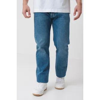Levi's, Blugi cu croiala dreapta 501В®, Albastru melange, W32-L32