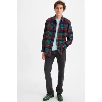 Levi's, Blugi cu croiala dreapta 501В®, Gri antracit, W31-L34