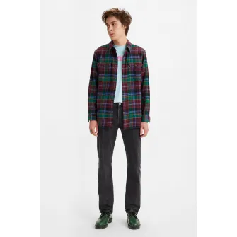 Levi's, Blugi cu croiala dreapta 501В®, Gri antracit, W31-L34