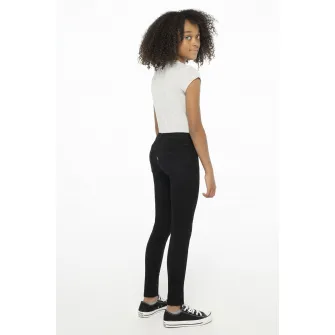 Levi's, Blugi skinny cu 5 buzunare, Negru, 140 CM