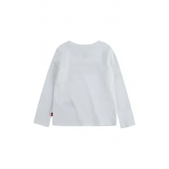 Levi's, Bluza cu imprimeu logo, Rosu, Alb, 110 CM