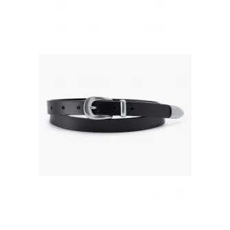 Levi's, Curea ingusta de piele, Negru, 95
