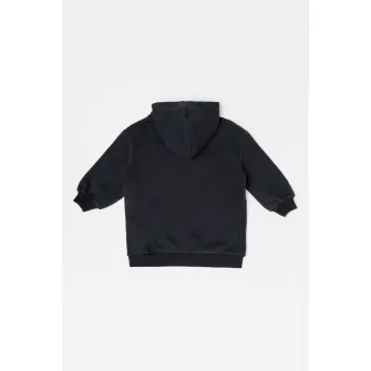 Levi's, Hanorac din amestec de bumbac organic, Alb, Bleumarin, 128 CM