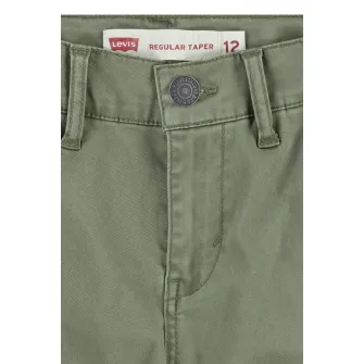 Levi's, Pantaloni conici regular fit, Verde, 152 CM