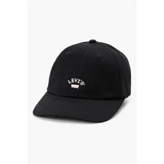 Levi's, Sapca de bumbac Lazy Girl, Negru