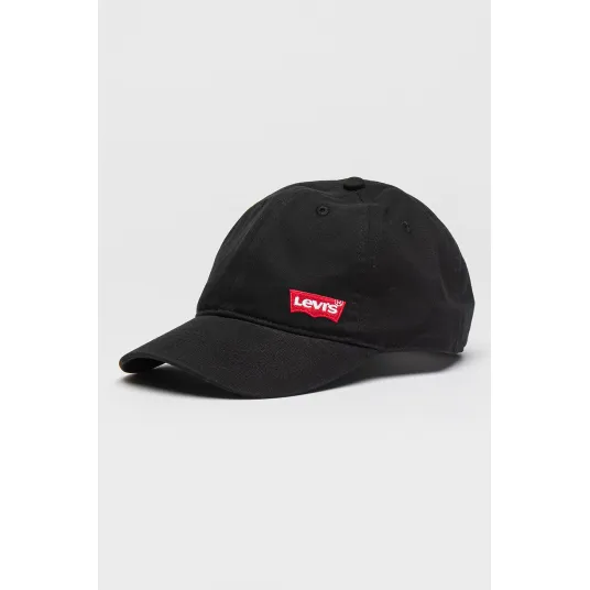 Levi's, Sapca din bumbac cu logo, pentru baseball, Negru, Universal