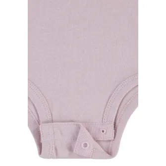 Levi's, Set de body din bumbac organic si pantaloni de trening, Albastru deschis, Roz prafuit, 68 CM
