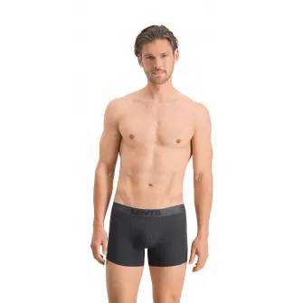 Levi's, Set de boxeri cu banda logo in talie - 2 perechi, Negru, Bleumarin, S