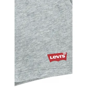 Levi's, Set de imbracaminte cu detalii logo - 2 piese, Albastru inchis, Gri deschis melange, 62 CM