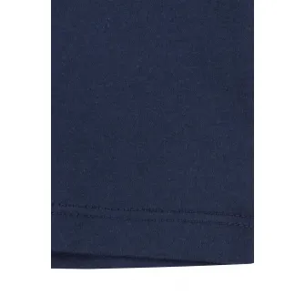 Levi's, Tricou cu decolteu la baza gatului si imprimeu logo, Rosu, Bleumarin, 68 CM