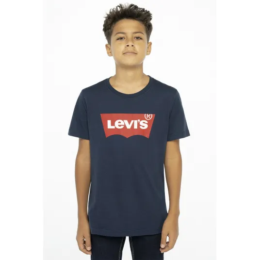 Levi's, Tricou cu imprimeu logo, Bleumarin, 98 CM