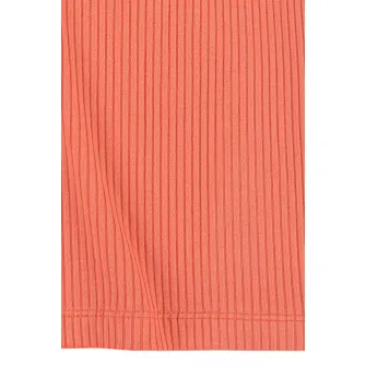 Levi's, Tricou striat cu decolteu la baza gatului, Corai, 152 CM