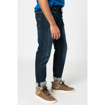 Levis, Blugi conici cu detalii cu aspect decolorat 502™, Bleumarin, W30-L32