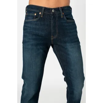Levis, Blugi conici cu detalii cu aspect decolorat 502™, Bleumarin, W30-L32