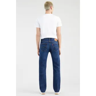 Levis, Blugi cu croiala dreapta 501®, Albastru inchis melange, W30-L34
