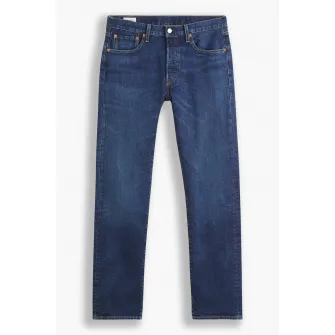 Levis, Blugi cu croiala dreapta 501®, Albastru inchis melange, W30-L34