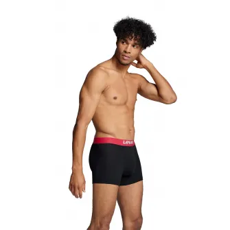 Levis, Set de boxeri din amestec de bumbac - 2 perechi, Negru stins, S