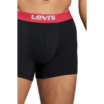 Levis, Set de boxeri din amestec de bumbac - 2 perechi, Negru stins, S