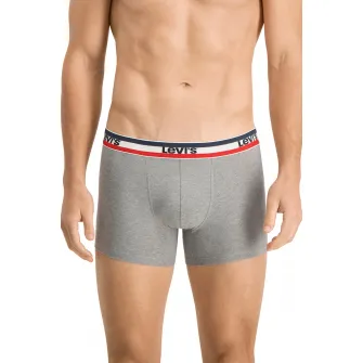 Levis, Set de boxeri din amestec de bumbac organic - 3 perechi, Bleumarin, S
