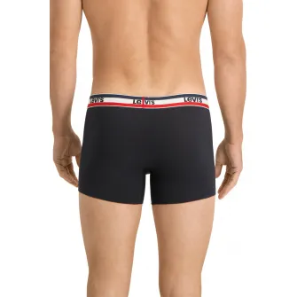 Levis, Set de boxeri din amestec de bumbac organic - 3 perechi, Bleumarin, S