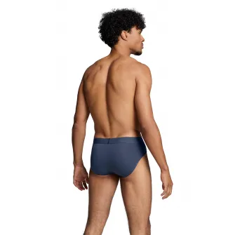 Levis, Set de chiloti cu banda logo in talie - 2 perechi, Albastru prafuit, S