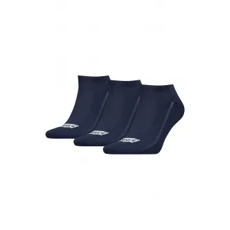 Levis, Set de sosete pana la glezna - 3 perechi, Alb, Albastru marin, 35-38