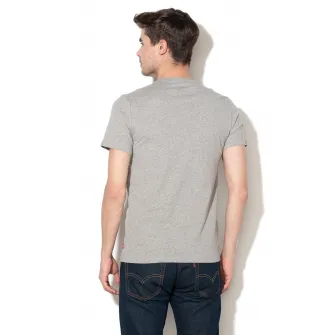 Levis, Set de tricouri slim fit cu detaliu logo - 2 piese, Gri/Alb/Rosu, 2XL