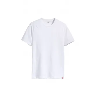 Levis, Set de tricouri slim fit de bumbac - 2 piese, Alb, XL