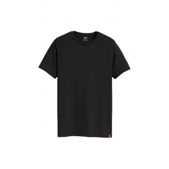 Levis, Set de tricouri slim fit de bumbac - 2 piese, Negru, L