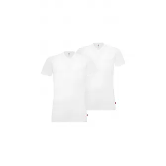 Levis, Set de tricouri slim fit pentru casa - 2 piese, Alb, S