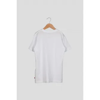 Levis, Tricou de bumbac cu detaliu logo, Rosu, Alb, 140 CM