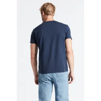Levis, Tricou regular fit de bumbac, Albastru inchis, S
