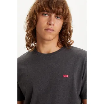 Levis, Tricou regular fit de bumbac, Rosu, Gri inchis melange, Alb optic, S