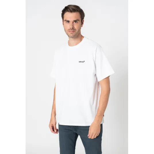 Levis, Tricou relaxed fit din bumbac Red Tab™, Alb, M