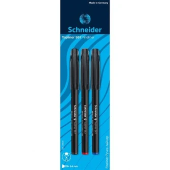Liner Schneider 967, asortat, 3 buc