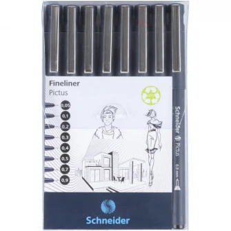 Liner Schneider Pictus, 8buc/portofel