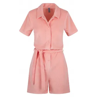 LingaDore, Salopeta de casa cu capse, Portocaliu, 3XL