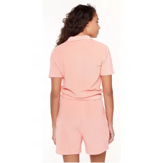 LingaDore, Salopeta de casa cu capse, Portocaliu, 3XL