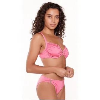 LingaDore, Slip cu detalii metalice 31373, Roz, 40