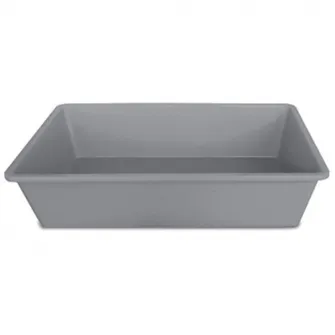 Litiera fara acoperis Stefanplast, Grey Stone, 40x30x10 cm