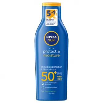 Lotiune cu protectie solara Nivea Sun Proctect  Moist SPF 50+, 200ml