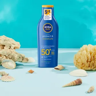 Lotiune cu protectie solara Nivea Sun Proctect  Moist SPF 50+, 200ml