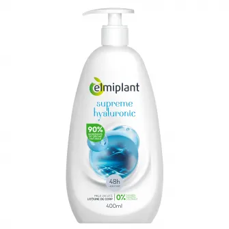 Lotiune de corp Elmiplant cu acid hyaluronic pentru piele uscata, 400 ml