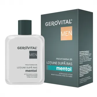 Lotiune dupa ras Gerovital Men cu mentol, 100 ml
