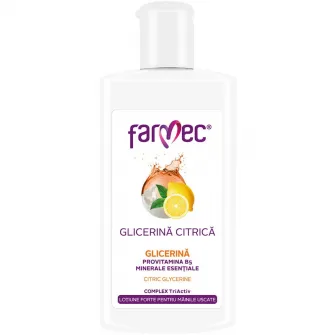 Lotiune forte pentru maini uscate Farmec cu glicerina citrica, 150ml