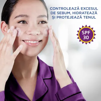 Lotiune Hidratanta SPF 30 Cetaphil PRO Spot Control, ofera protectie cu spectru larg, cu aspect mat pentru tenul gras si sensibil, 118 ml