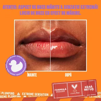 Luciu de buze NYX PM Duck Plump 12 Bubblegum bae, 7 ml