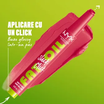 Luciu de buze NYX PM Fat Oil Slick Click 07 Dm me, 2 ml